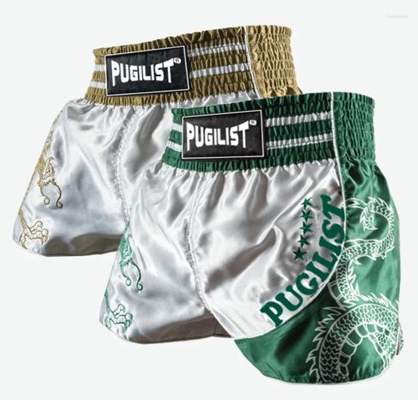 Pantaloncini da uomo PUGILIST Boxer MUAY THAI Tiger MMA FIGHT Kickboxing Boxing Trunks Uomo Per bambini/adulti