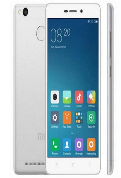 Original Xiaomi Redmi 3S 4G LTE Celular Snapdragon 430 Octa Core 2GB RAM 16GB ROM 50 polegadas IPS 130MP ID de impressão digital Smart Mobi9685726