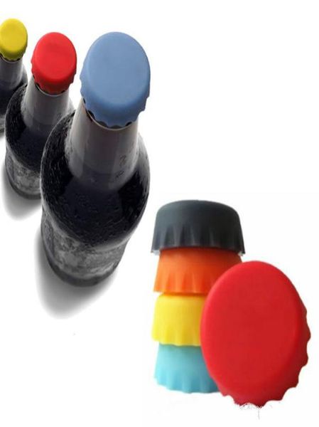 Tappi di bottiglia di birra in silicone durevoli da 31 cm 6 colori Tappi di chiusura Tappi per vino Coperchi per condimenti Coperchi per bottiglie Gadget da cucina6901517