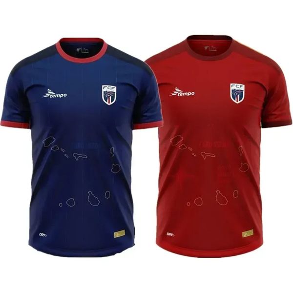 CAPE VERDE Soccer Jerseys 2024 25 Home Away Terceira camisas de futebol 2023 Kits de uniformes da Cup Africa