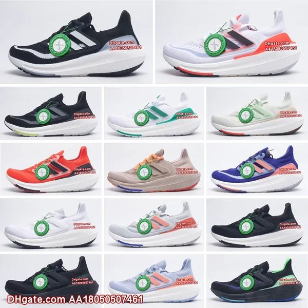 Ultarboost Designer 20 21 22 Running Shoes Ultra 4.0 Treiple Preto Branco DNA Cinza Três Ash Peach Core Dash Ultraboosts Treinadores de tênis Sapatilhas Tamanho grande 36-46