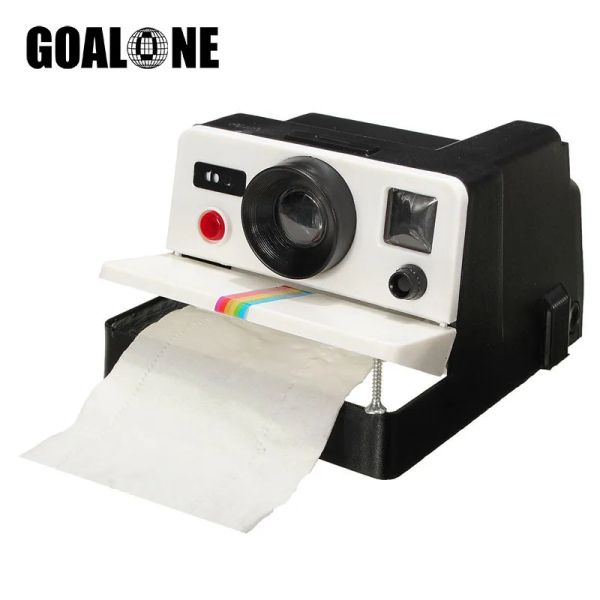 Halter GOALONE Retro Kamera Toilettenpapierhalter Kunststoff Toilettenpapierbox Papierrollenhalter Spender Haushalt Badezimmerzubehör