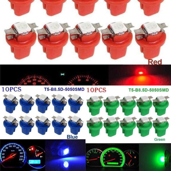 Обновление T5 B8 5 1Smd Светодиодный индикатор автомобиля Центральная консоль Подсветка приборов Светодиодные фонари Автомобильные аксессуары