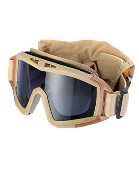 Óculos táticos de tiro militar, óculos de sol para motocicleta, exército, airsoft, paintball, à prova de poeira, à prova de vento e resistente a impacto5242721