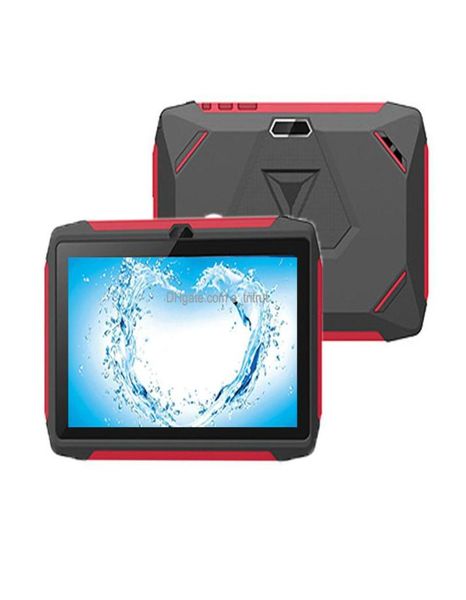 Tablet PC di marca per bambini 7quot 7 pollici Q98 Quad Core A33 schermo HD Android 90 AllWinner A50 1 GB RAM 16 GB ROM Bluetooth Wifi Apprendimento4966322