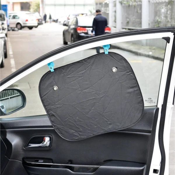 Accessori interni 2/4 paia di clip per finestrino dell'auto, ventosa nera, supporto rimovibile in plastica, per biglietto asciugamano tenda parasole