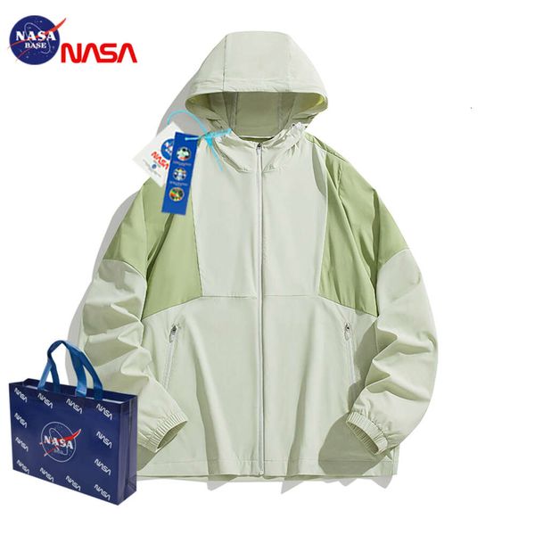 Nova seda de gelo da marca da NASA Co para homens e casais com índice UF50+verão de alta qualidade protetor solar roupas de pesca de pele