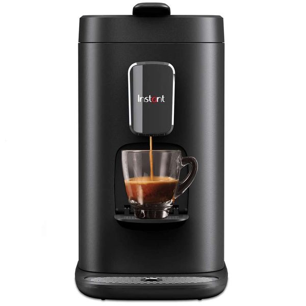 Pod, 3-in-1-Espresso, K-Cup-Pod und Mühle, vom Instant-Pot-Hersteller mit wiederverwendbarem Kaffeepulver, 2 bis 12 Unzen.Brühgröße, 68-Unzen-Vorratstank