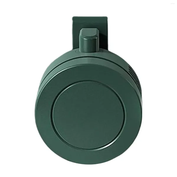 Bottiglie di stoccaggio 2x Mini ventola a clip portatile da lavoro USB personale all'aperto 60 pale Verde