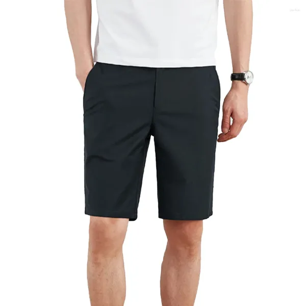 Shorts masculinos masculinos calças curtas esportes esportes de verão Ginástica resistente ao desgaste da academia de fitness executando uma cor sólida para a pele