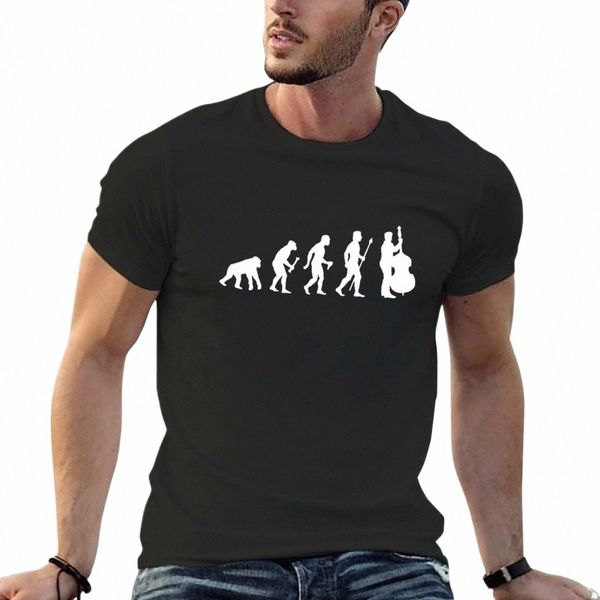 çift ​​bas evoluti t-shirt üstleri spor fan tişörtleri ağır tişörtler komik tişörtler erkek tişört grafik p0dz#