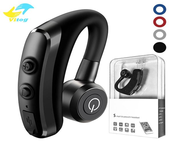 Vitog hochwertige K5 K5 Wireless Bluetooth -Ohrhörer CSR 41 Einzelohrgeschäft Stereo Kopfhörer Haken Haken Headset8914537