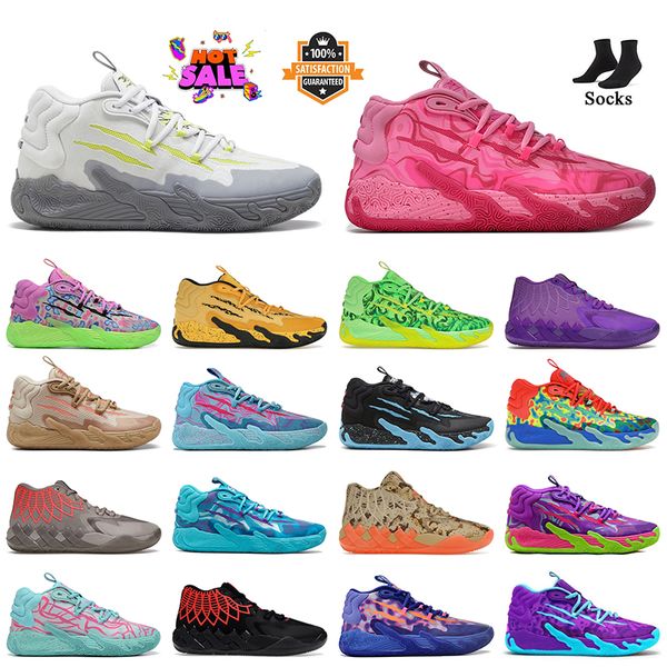 Scarpe da ballo Lamelo MB.03 01 di One Pink Porsche LaFrance Forever Rare Queen City GutterMelo Rick e Morty Chino Hills Scarpe da ginnastica sportive Designer Scarpe da ginnastica da basket