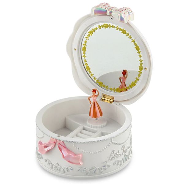 Caixas Girls Musical Jewelry Boxes Ballerina Gramofone Gramofone Brinquedos para Crianças Presentes de Aniversário