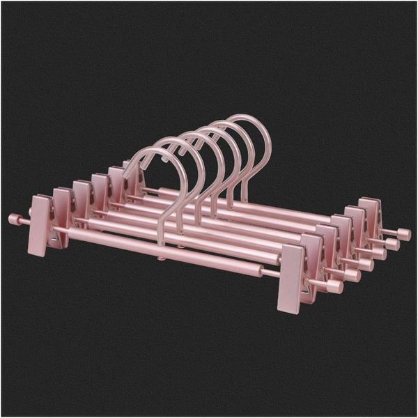 Kleiderbügel Racks Metall Hosen Rack Rutschfeste Unterwäsche Kleiderbügel Traceless Unterhosen Mit Clips Bekleidungsgeschäft BH Showing Stand Perchero Dhyjt