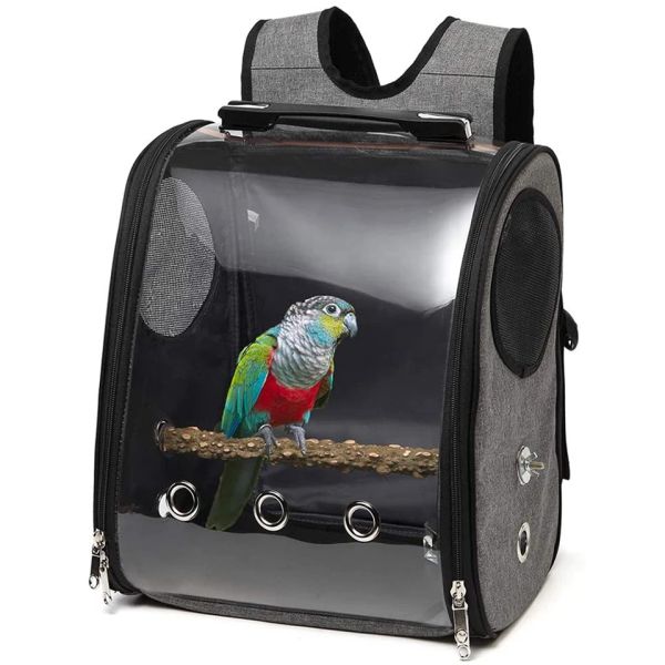 Nester Vogel Papagei Rucksack Träger Reisetasche für Sittiche Nymphensittiche Conures Finken Lovebirds kleine mittelgroße Vögel Käfig Vogelreisen