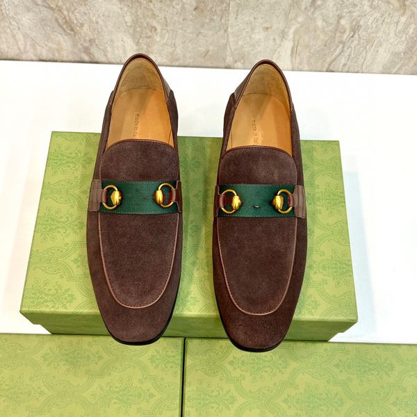 40Model Fashion Männer lässige Lederschuhe Krokodilmuster Luxus Designer-Kleidungsschuhe Slip-on Hochzeitsschuhe Leder Brogues große Größe 38-46