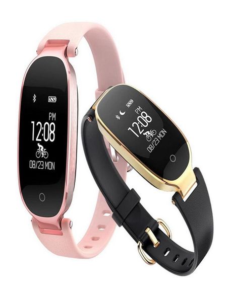S3 Смарт-браслеты Фитнес-браслет Монитор сердечного ритма Трекер активности Smartwatch Band Женские женские часы для IOS Android Phone7499403