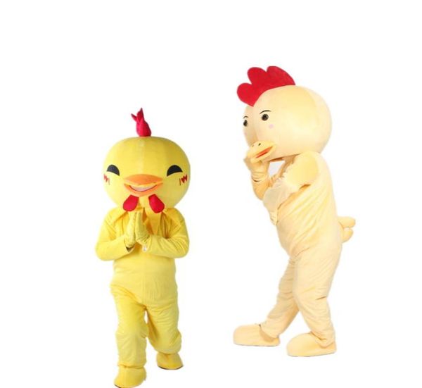 Maskottchen Kostüme Cartoon Yellow Chick Maskottchen kleine süße Vögel Custom Fancy Costume Kit Maskottchen Thema Kostüme Kostume6648383