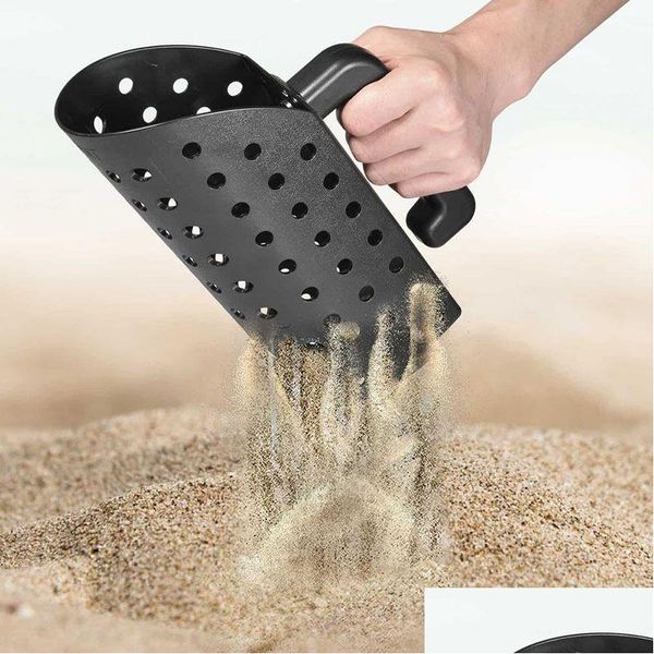 Sand Spielen Wasser Spaß Schaufel Sanduhr Eimer Metall Filter Sieb Kinder Strand Werkzeuge Drop Lieferung Spielzeug Geschenke Sport Outdoor Dhiry