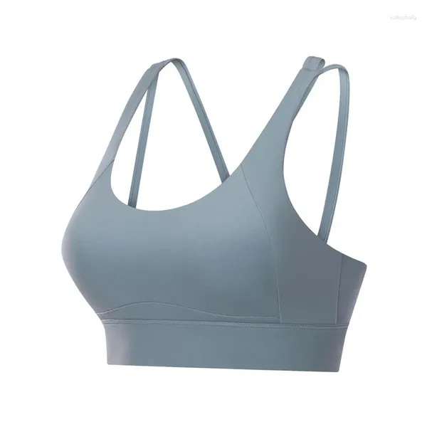 Kadın Tankları Hızlı Kuru Spor Sütyenleri Kadınlar Çapraz Strap Beauty Geri Giyim Seksi Yoga Sport En İyi Nefes Alabilir Gym Fitness L42