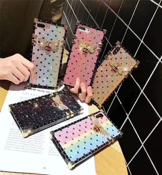 Custodia per telefoni cardiaci di moda per iPhonexs Max Phone Case per iPhone Butterfly Designer Telefono per iPhone X 6 7 8 Plus5370280