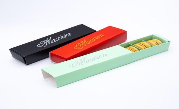 Embalagem macaron em 6 cores, lembranças para doces de casamento, presente, caixas de papel a laser, 6 grades, chocolates, caixa de biscoitos lx62559425263