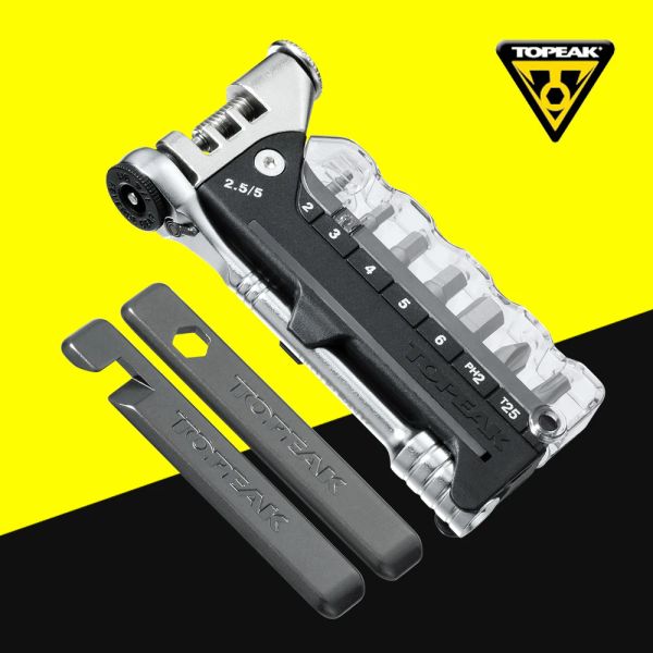 Zaagbladen Topeak Tt2520 Ratchet Rocket Tool 15 Funzioni T25 Punte in acciaio temprato Catena Pin Breaker Tool Kit di strumenti multifunzione