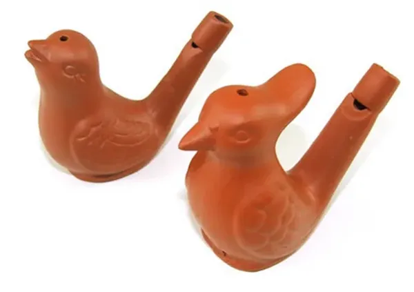 Miniature Produttori all'ingrosso uccelli acquatici di sabbia viola Fischio Musica Uccelli acquatici fischio Ocarina per bambini artigianato turistico caratteristico