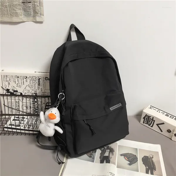 Rucksack Frauen Vintage Einfache Weibliche Koreanische College Schulter Schule Taschen Damen Für Jugendliche Nette Bookbag 2024