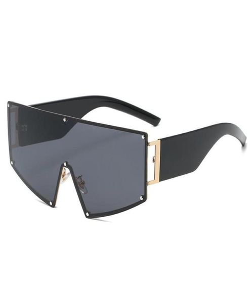Occhiali da sole designer di lusso di grandi dimensioni uomini donne retrò gli occhiali per lenti a tramonto rivetti alla guida di lunette cool lunette de soleil homme4901023