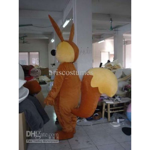 Costumi della mascotte Costumi della mascotte Costume della mascotte del vestito operato dalla peluche del fumetto della mascotte dello scoiattolo di Natale di Halloween AAA