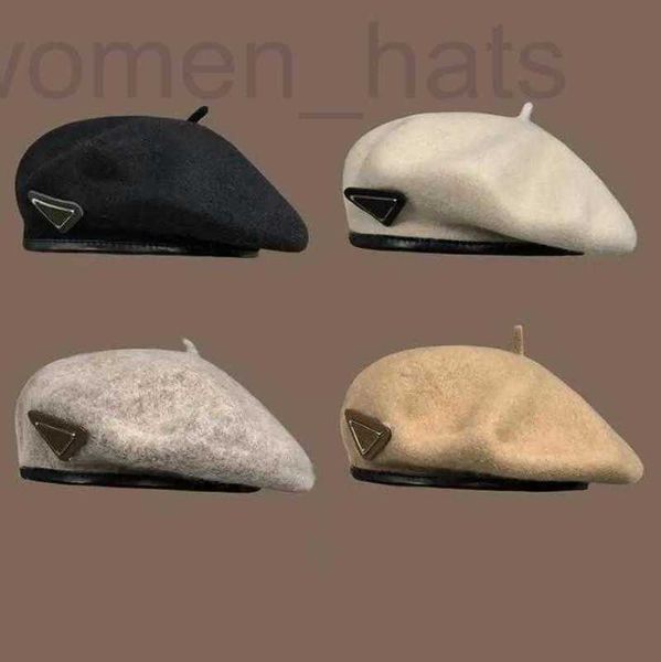 Berets Designer 2022 Designer Baskenmütze Damen Brief Luxus Korrekte Buchstaben TieDyeLetter Hut Plüsch Belle Fashion Cashmere Cap L 5HBW