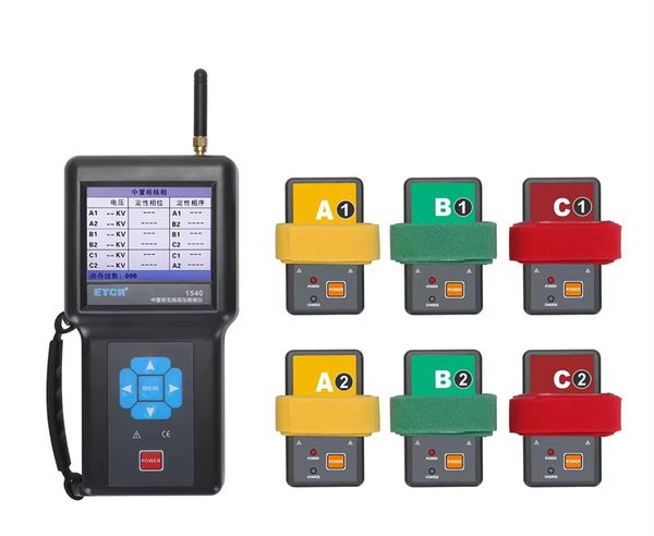 Metalclad Retirar Switchgear Detector de Fase Sem Fio Testador de Fase ETCR1540