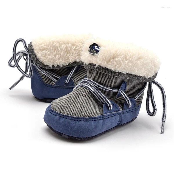 Stiefel Baby Kleinkind Schuhe Weiches Tuch Warme Baumwolle Kinder Winter Mädchen Schuh Für Krippe Junge Schnee