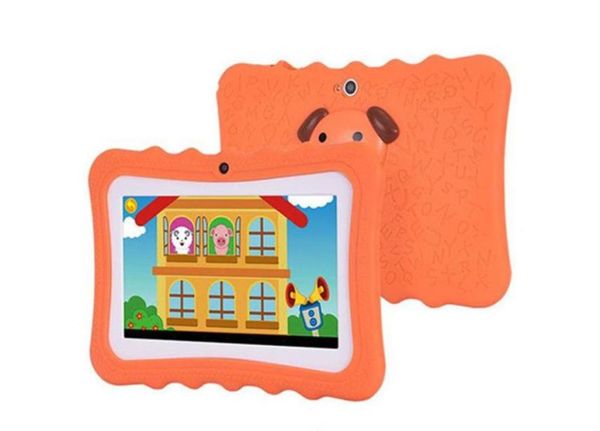 2020 Kids Brand Tablet PC 7 Zoll Quad Core Kinder-Tablet Android 44 Allwinner A33 Google Player WLAN großer Lautsprecher Schutzhülle cov9054208