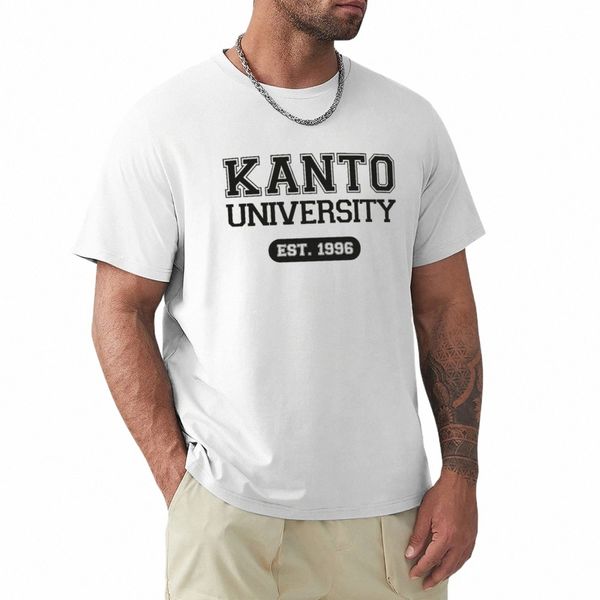 Kanto University T-Shirt hippie roupas meninos camisetas brancas camisetas personalizadas projete seus próprios homens lg manga camisetas u7IT #