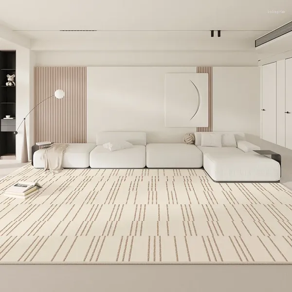 Teppiche F001-French Wohnzimmer wasserdichtes Schleifenschleife Teppich Schlafzimmer Couchtisch Sofa Sahne Stil Leichte Luxus High-End-Bodenmatte