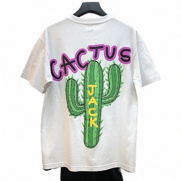 nuovo lusso Cactus Jack Hip Hop Magliette Travis 2023 Hip Hop Cott T-shirt da uomo Streetwear Tee Top R4p3 #