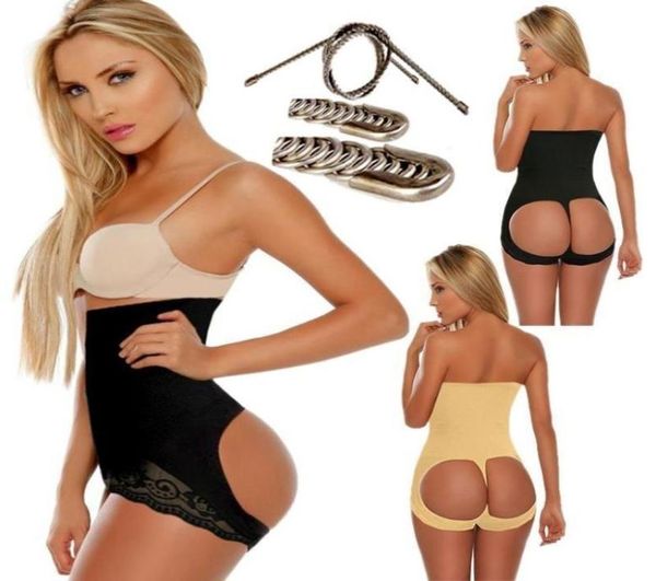 Trainer a vita alta da donna 4 Shaper per il corpo in osso d'acciaio Mutandine a corsetto cincher di compressione in neoprene modellante per il culo 811 2102998648