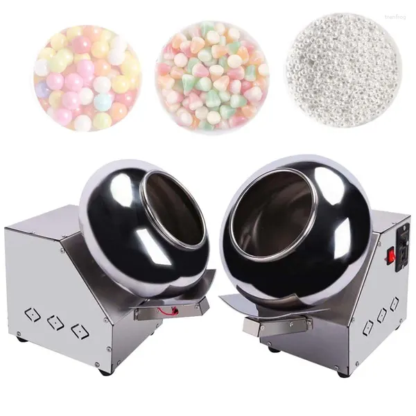 Máquina comercial de polimento de revestimento de açúcar e chocolate liquidificador 500W Máquinas de secagem e rolamento de palha para embrulho de alimentos