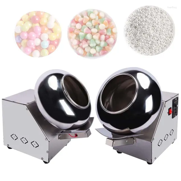 Mixer Kommerzielle Schokoladenzuckerbeschichtungspoliermaschine 500 W Lebensmittelverpackung Spreu Rolltrocknungsmaschinen