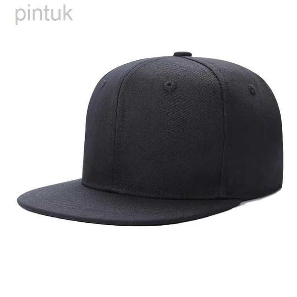 Top Caps Men için Katı Hip Hop Kapağı Snapback Hat Womens Beyzbol Kapakları Ayarlanabilir Düz Mühür Bill Flat Visors Erkek ve Kız Sokak Dansı 24327