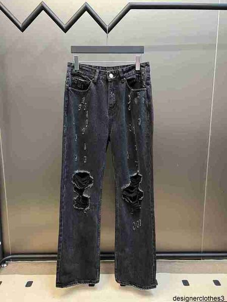 Designer-korrekte Version der 23S-Jeans im Used-Look der B-Familie mit Wasserwasch- und Abriebtechnologie, lockere Passform für Männer und Frauen 4XJ2