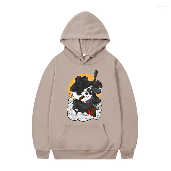 Hoodies masculinos bonito panda bebendo leite kawaii roupas engraçado bolha boba harajuku hoodie streetwear feminino meninas moletom de lã