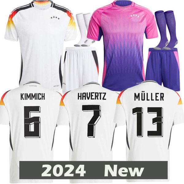 24 25 Deutschland Fußballtrikots 2024 Europapokal Fans Version KROOS HUMMELS GNABRY WERNER MUSIALA REUS MULLER Fußballtrikots HAVERTZ Herren- und Kinderset