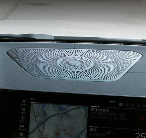 Estilo do carro console central o alto-falante chifre decoração quadro capa guarnição adesivo para bmw série 3 g20 g28 2020 lhd interior5173784