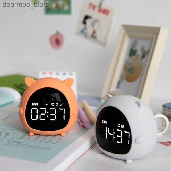 Schreibtisch Tischuhren Wecker Wecker Kinder Schlafwecker Digital Weckuhr Temperatur Nickerchen Timer für Schlafzimmer/Tisch/Tisch24327