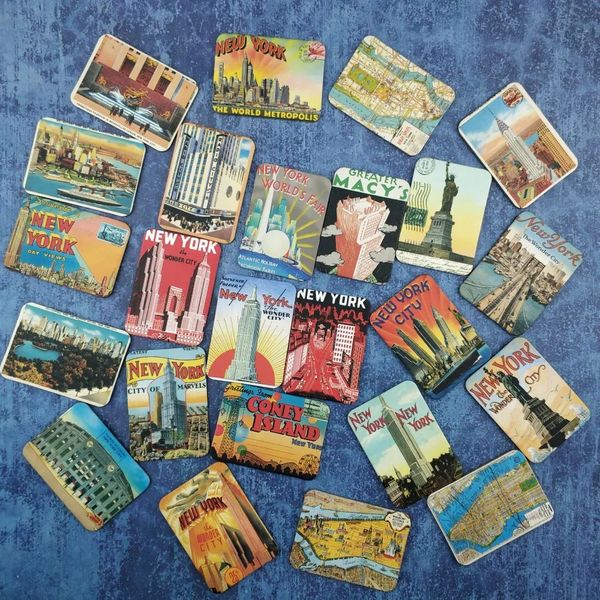 24 PCS Buzdolabı Mıknatıslar Set Screet Home Deco Turizm Hediyelik Eşya Mıknatıs Mıknatıs Magnet Magnetic Sticker Paste 240326