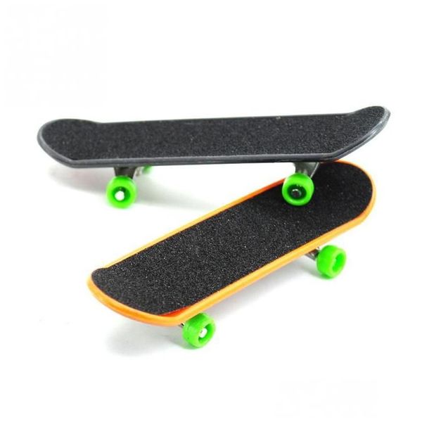 Finger Toys Hildren Animazione Modello vicino Board Truck Mini lega Abs Skateboard Giocare a skateboard C034 Regali di consegna di goccia Nov Dhzuy